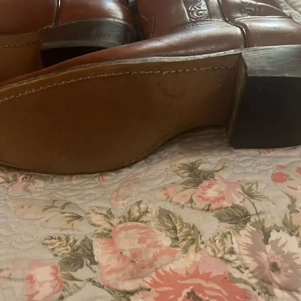 Vintage acme leather boots